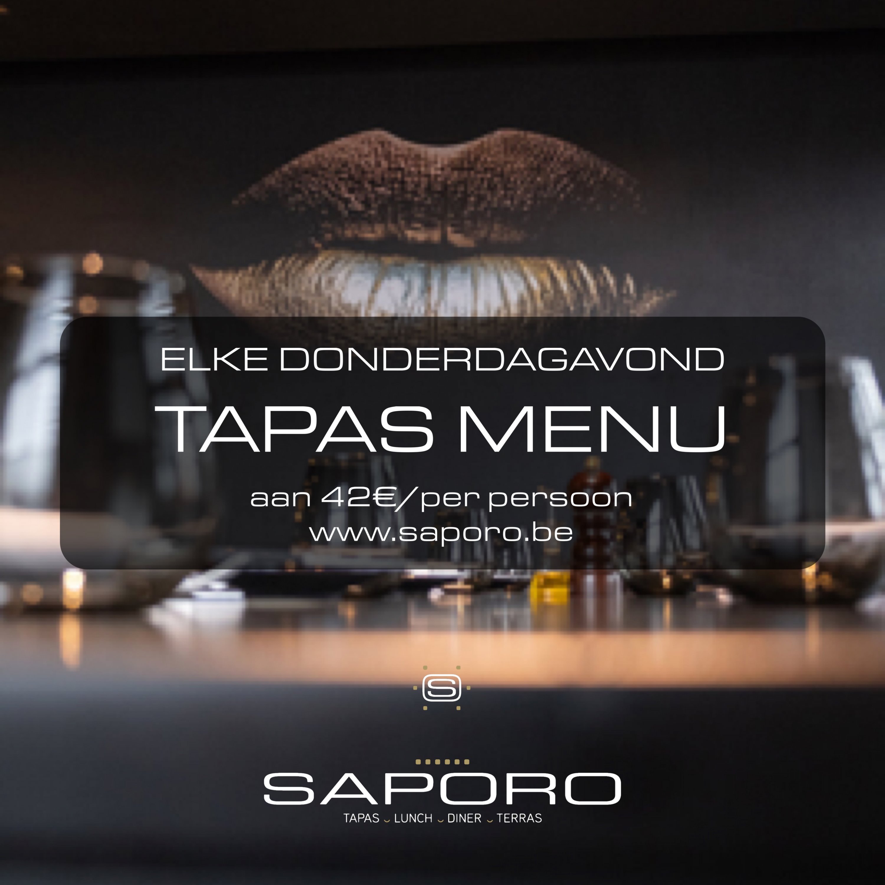 Tapas menu